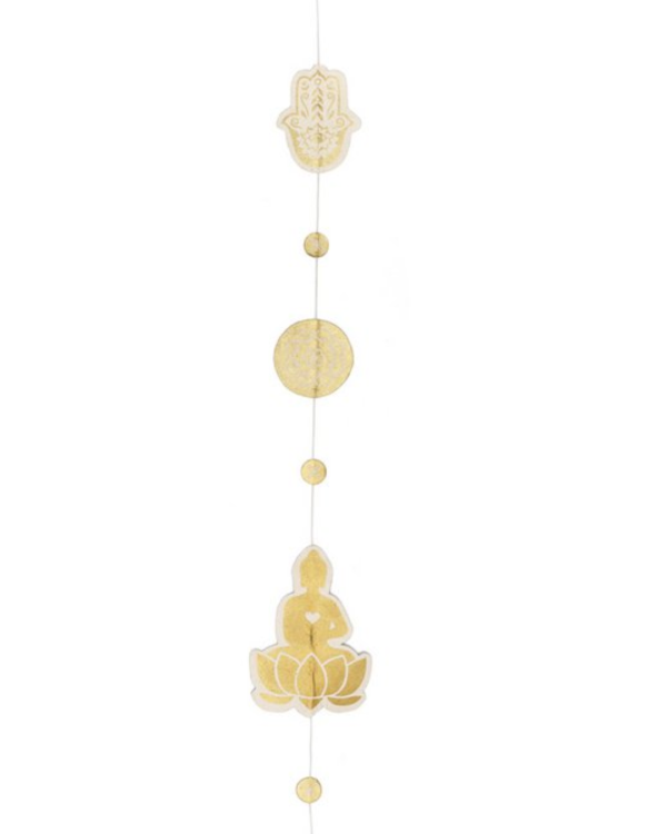 Hanger gelukssymbolen buddha fatima hand goud