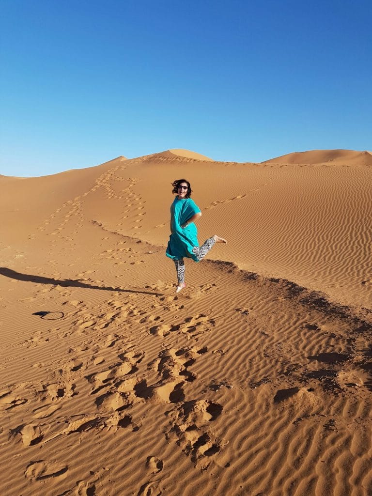 Linda in Merzouga